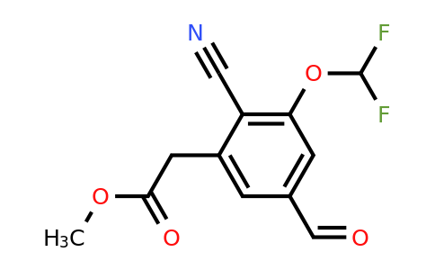 1807159-81-4 | Methyl 2-cyano-3-difluoromethoxy-5-formylphenylacetate