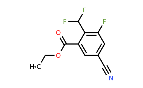 1807159-91-6 | Ethyl 5-cyano-2-difluoromethyl-3-fluorobenzoate