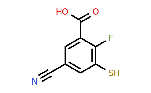 1807160-24-2 | 5-Cyano-2-fluoro-3-mercaptobenzoic acid