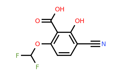 1807160-26-4 | 3-Cyano-6-difluoromethoxy-2-hydroxybenzoic acid