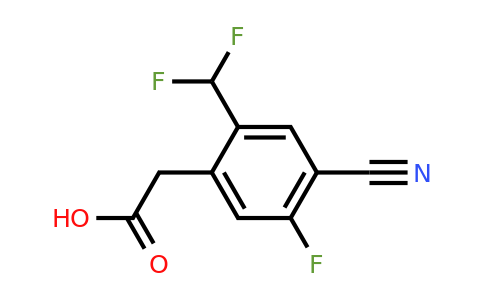 1807160-32-2 | 4-Cyano-2-difluoromethyl-5-fluorophenylacetic acid