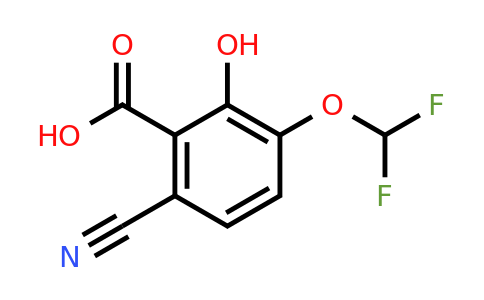1807160-35-5 | 6-Cyano-3-difluoromethoxy-2-hydroxybenzoic acid