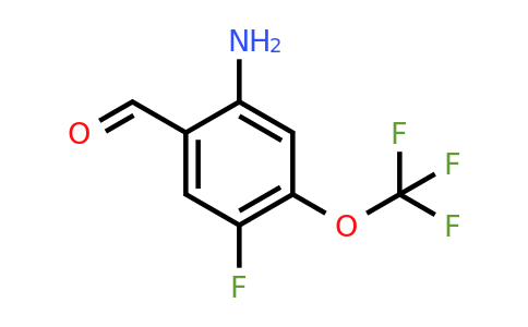 1807160-40-2 | 2-Amino-5-fluoro-4-(trifluoromethoxy)benzaldehyde