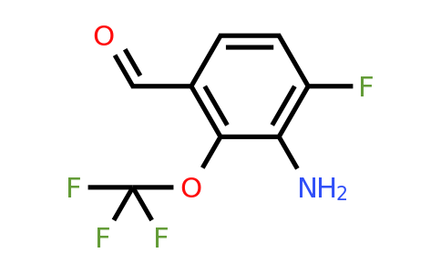 1807160-48-0 | 3-Amino-4-fluoro-2-(trifluoromethoxy)benzaldehyde
