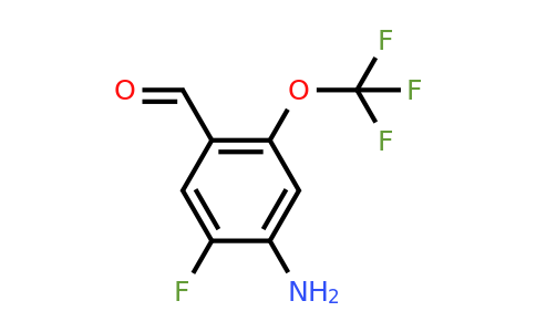 1807160-57-1 | 4-Amino-5-fluoro-2-(trifluoromethoxy)benzaldehyde