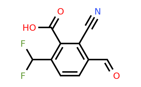 1807161-00-7 | 2-Cyano-6-difluoromethyl-3-formylbenzoic acid
