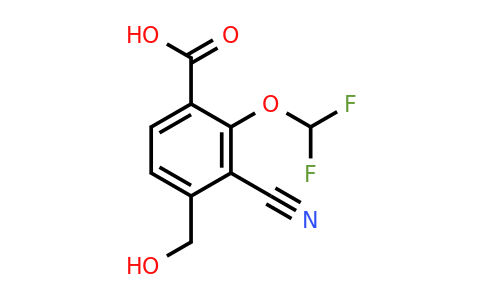 1807161-05-2 | 3-Cyano-2-difluoromethoxy-4-(hydroxymethyl)benzoic acid