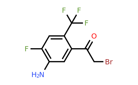 1807161-18-7 | 5'-Amino-4'-fluoro-2'-(trifluoromethyl)phenacyl bromide