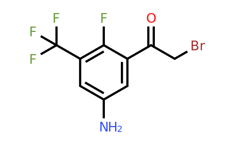 1807161-27-8 | 5'-Amino-2'-fluoro-3'-(trifluoromethyl)phenacyl bromide