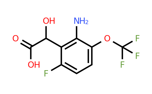 1807162-27-1 | 2-Amino-6-fluoro-3-(trifluoromethoxy)mandelic acid