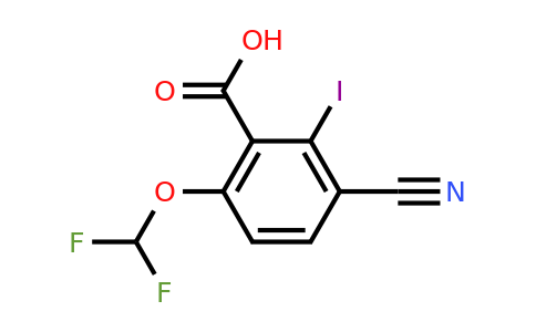 1807162-46-4 | 3-Cyano-6-difluoromethoxy-2-iodobenzoic acid