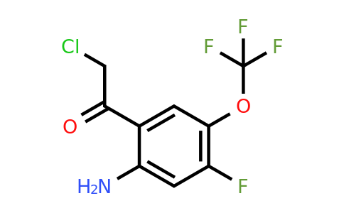 1807162-65-7 | 2'-Amino-4'-fluoro-5'-(trifluoromethoxy)phenacyl chloride