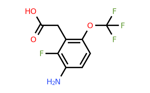 1807162-94-2 | 3-Amino-2-fluoro-6-(trifluoromethoxy)phenylacetic acid