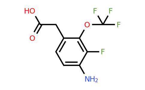 1807162-99-7 | 4-Amino-3-fluoro-2-(trifluoromethoxy)phenylacetic acid