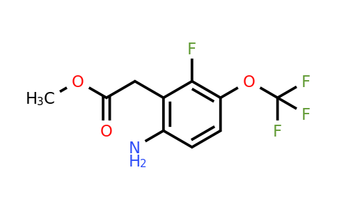 1807163-62-7 | Methyl 6-amino-2-fluoro-3-(trifluoromethoxy)phenylacetate