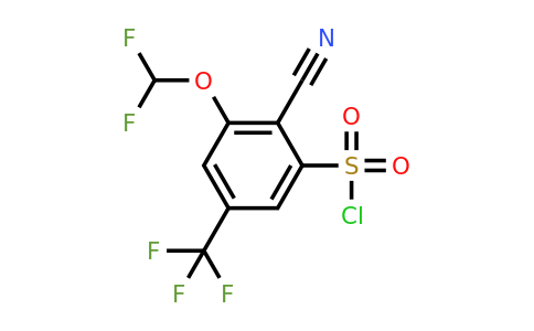 1807163-77-4 | 2-Cyano-3-difluoromethoxy-5-(trifluoromethyl)benzenesulfonylchloride