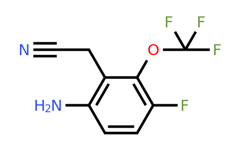 1807163-98-9 | 6-Amino-3-fluoro-2-(trifluoromethoxy)phenylacetonitrile