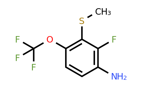 1807164-15-3 | 3-Amino-2-fluoro-6-(trifluoromethoxy)thioanisole