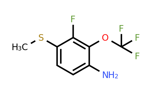 1807164-21-1 | 4-Amino-2-fluoro-3-(trifluoromethoxy)thioanisole