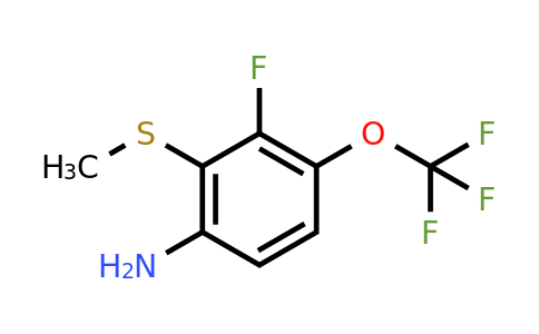 1807164-25-5 | 6-Amino-2-fluoro-3-(trifluoromethoxy)thioanisole