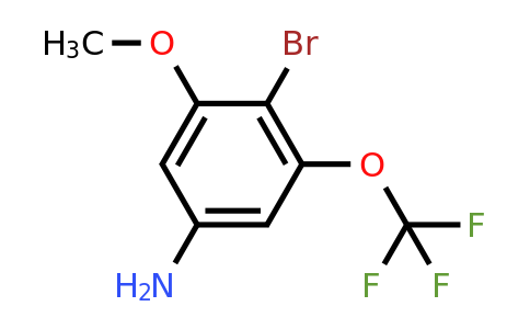 1807164-33-5 | 4-Bromo-3-methoxy-5-(trifluoromethoxy)aniline