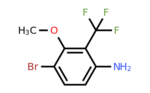 1807164-42-6 | 4-Bromo-3-methoxy-2-(trifluoromethyl)aniline
