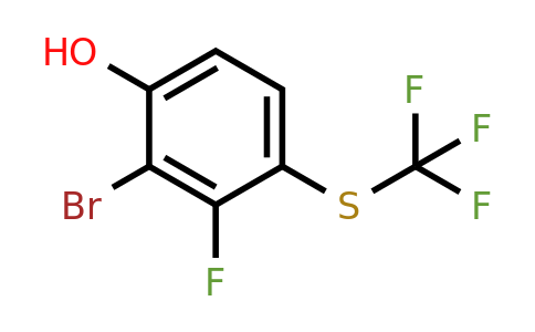1807166-23-9 | 2-Bromo-3-fluoro-4-(trifluoromethylthio)phenol