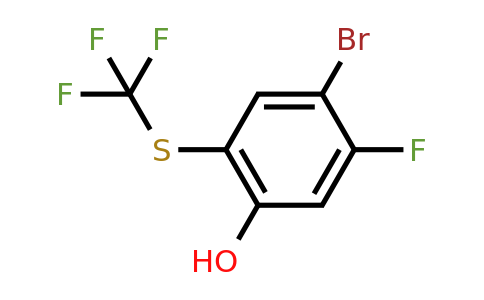 1807166-35-3 | 4-Bromo-5-fluoro-2-(trifluoromethylthio)phenol