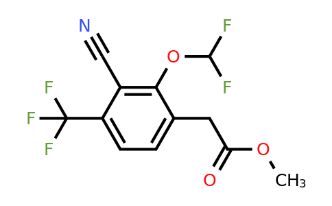 1807166-82-0 | Methyl 3-cyano-2-difluoromethoxy-4-(trifluoromethyl)phenylacetate