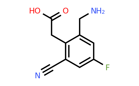 1807166-83-1 | 2-Aminomethyl-6-cyano-4-fluorophenylacetic acid