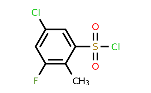 1807167-12-9 | 5-Chloro-3-fluoro-2-methylbenzenesulfonyl chloride