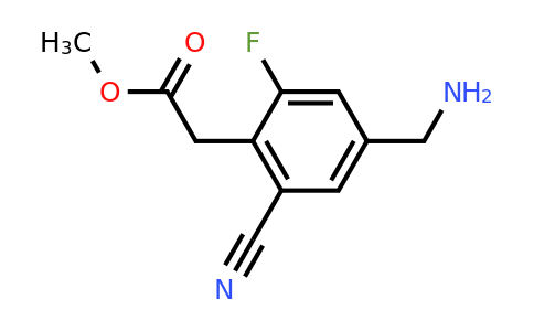 1807167-29-8 | Methyl 4-aminomethyl-2-cyano-6-fluorophenylacetate