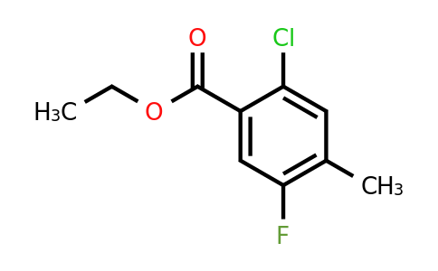 1807167-38-9 | Ethyl 2-chloro-5-fluoro-4-methylbenzoate