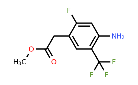 1807167-48-1 | Methyl 4-amino-2-fluoro-5-(trifluoromethyl)phenylacetate