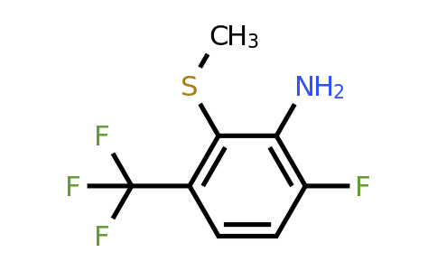 1807167-98-1 | 2-Amino-3-fluoro-6-(trifluoromethyl)thioanisole