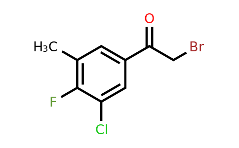 1807168-02-0 | 3'-Chloro-4'-fluoro-5'-methylphenacyl bromide