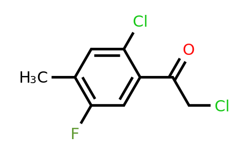 1807168-27-9 | 2'-Chloro-5'-fluoro-4'-methylphenacyl chloride