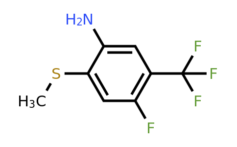 1807168-29-1 | 2-Amino-5-fluoro-4-(trifluoromethyl)thioanisole