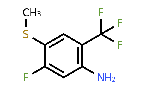 1807168-38-2 | 4-Amino-2-fluoro-5-(trifluoromethyl)thioanisole