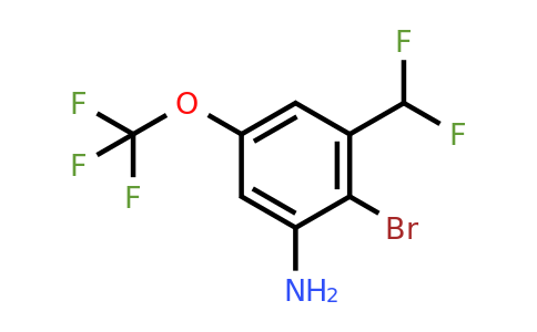 1807168-52-0 | 2-Bromo-3-difluoromethyl-5-(trifluoromethoxy)aniline