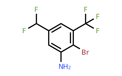 1807168-69-9 | 2-Bromo-5-difluoromethyl-3-(trifluoromethyl)aniline