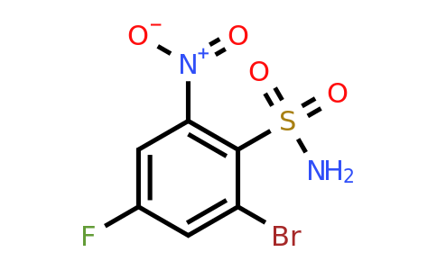 1807168-73-5 | 2-Bromo-4-fluoro-6-nitrobenzenesulfonamide