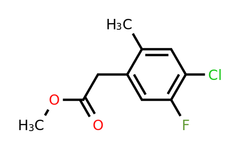 1807169-10-3 | Methyl 4-chloro-5-fluoro-2-methylphenylacetate