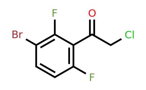 1807169-15-8 | 3'-Bromo-2',6'-difluorophenacyl chloride