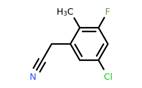 1807169-22-7 | 5-Chloro-3-fluoro-2-methylphenylacetonitrile