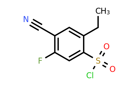 1807169-25-0 | 4-Cyano-5-fluoro-2-ethylbenzenesulfonylchloride
