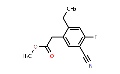 1807169-53-4 | Methyl 5-cyano-4-fluoro-2-ethylphenylacetate