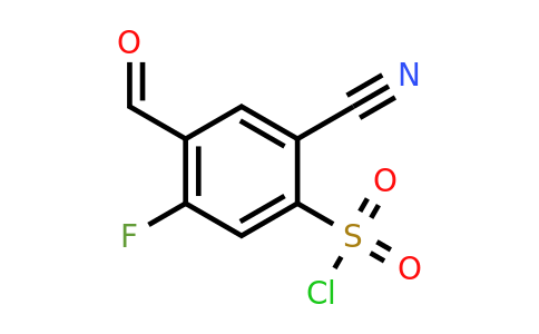 1807169-59-0 | 2-Cyano-5-fluoro-4-formylbenzenesulfonylchloride