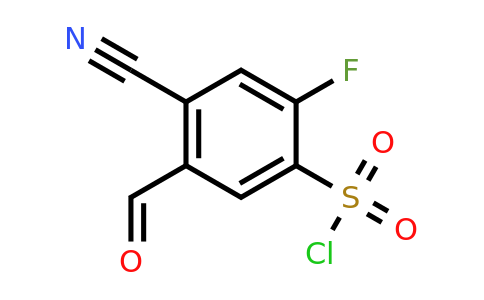 1807169-65-8 | 4-Cyano-2-fluoro-5-formylbenzenesulfonylchloride