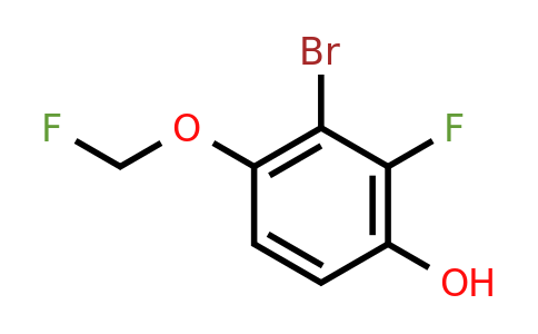 1807170-65-5 | 3-Bromo-2-fluoro-4-(fluoromethoxy)phenol